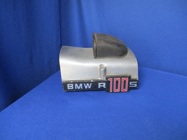 Abdeckhaube Motor R100S rot, Schriftzug beidseitig, gebraucht