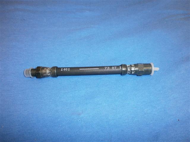 Bremsschlauch 125mm Flachlenker Gasgriff zum Verteiler R45,65 - 09/81