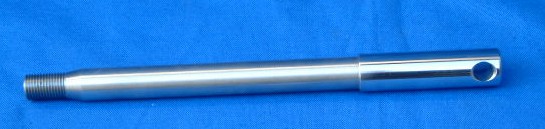 Steckachse R26,27,50,50/2,60,60/2,50S,69,69S vorn Edelstahl  poliert