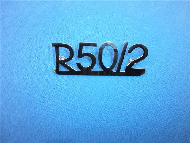  Schriftzug R50/2 verchromt Schutzblech hinten  