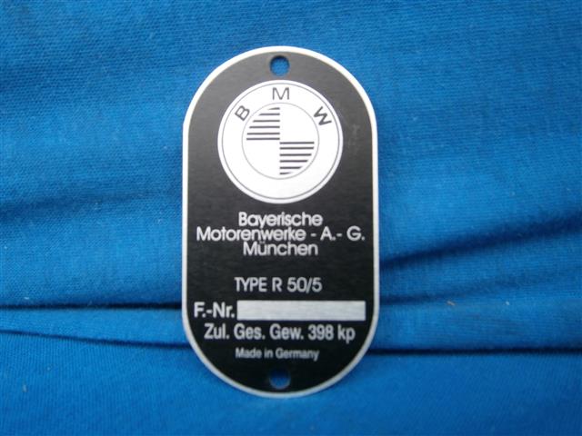 Typenschild 50/5