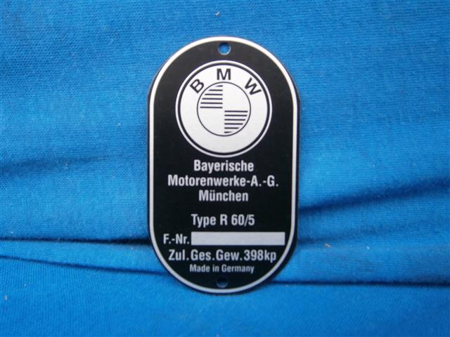 Typenschild 60/5