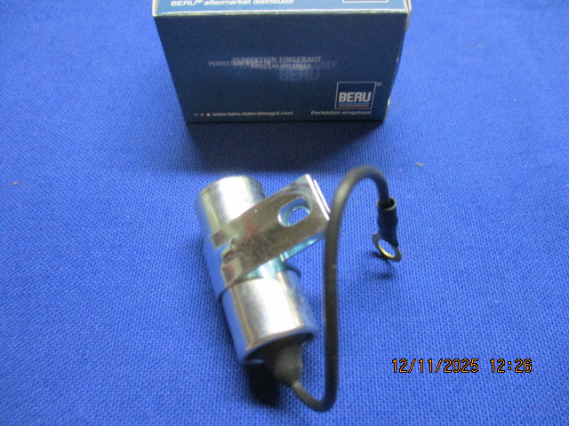 Kondensator mit Kabel und Schelle 6Volt original "Beru" alle Modelle V