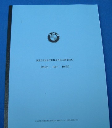 Rep.-Anleitung R51/3,67,67/2,67/3,R68 in deutsch