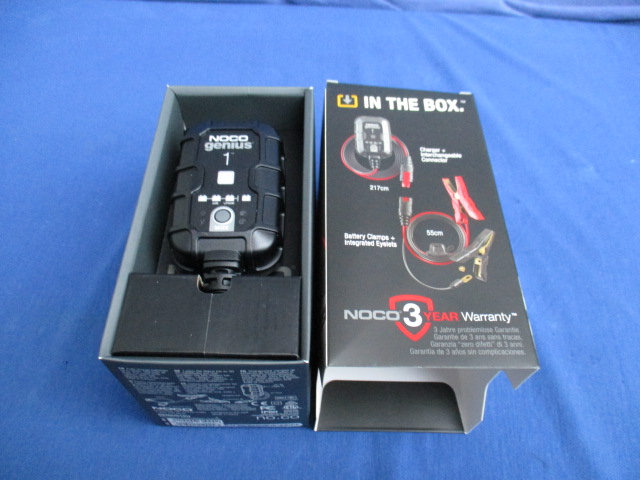Lade und Frischhaltegerät 6V und 12V NOCO Genius 1 für alle Typen geeignet
